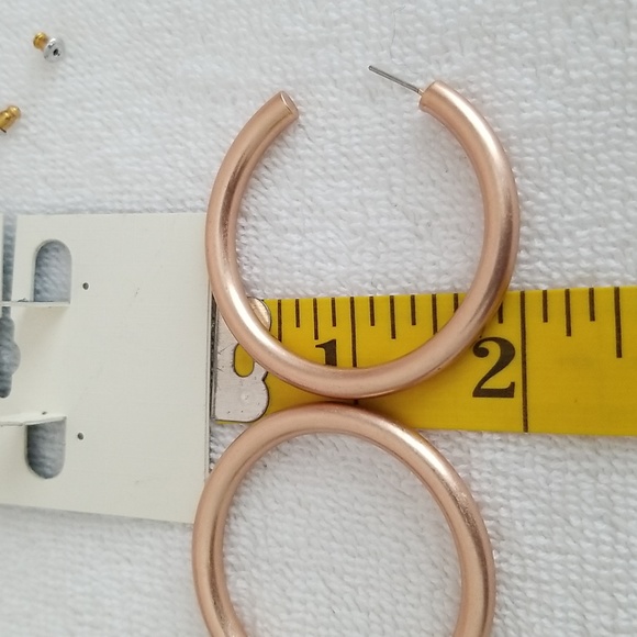 New Lucky Brand Tubular Hoop Earrings - Picture 6 of 6